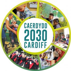 2030 logo Cardiff 2030 logo